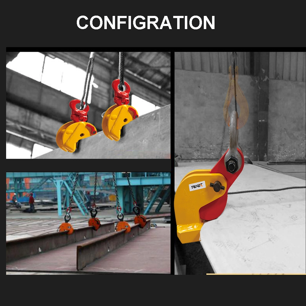 Lifting Equipment Hardware Tp Lifting CD Universal Steel Plate Clamp Pallet Clamp