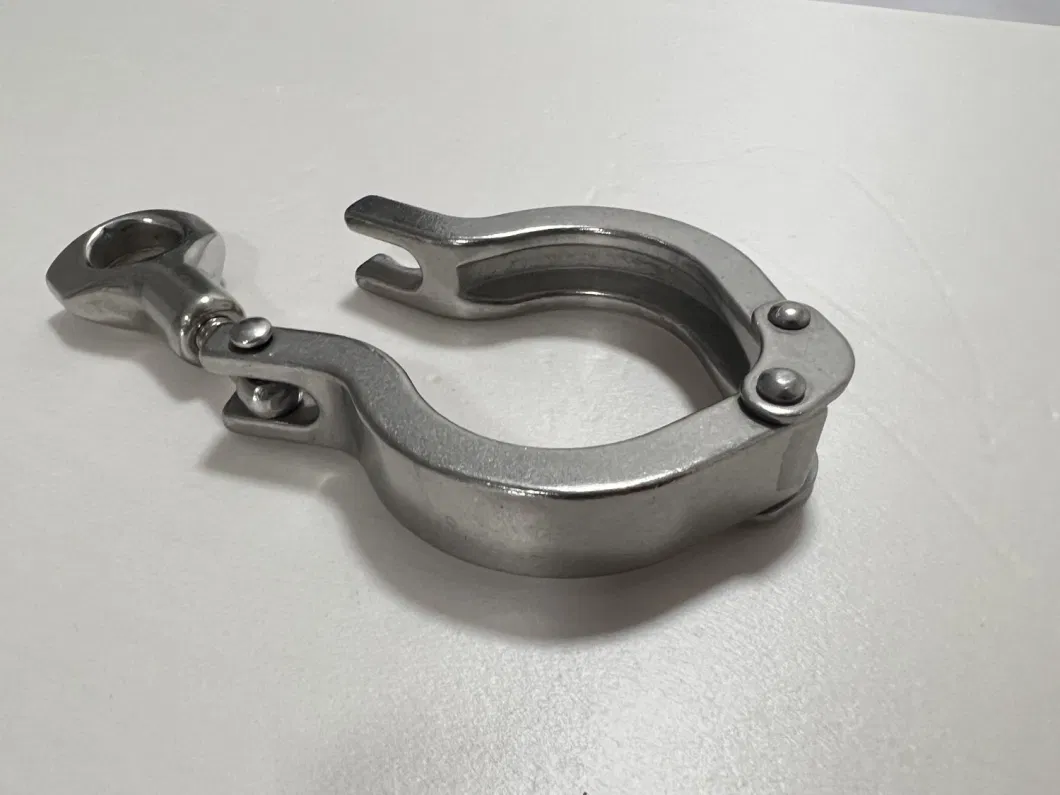Stainless Steel Heavy Duty Clamp Sanitary Grade Pipeline (HDF-CL001)