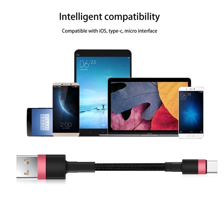 Wholesale Price C-Cab-29 USB to Ios Cable 1m Kevlar and Hardware Shell