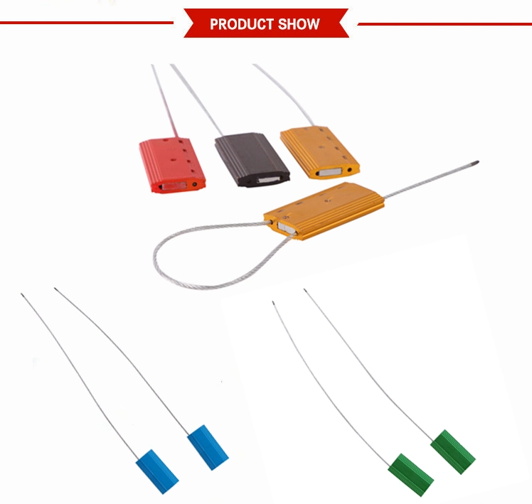 Metal Cable Seal Tightening Type Cable Ties Steel Wire Container Security Seals