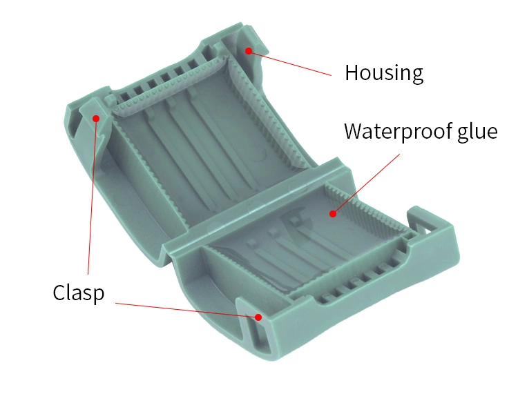 Mini Waterproof Box Cnp Series Gel Box with Glue IP68 Terminal Blocks