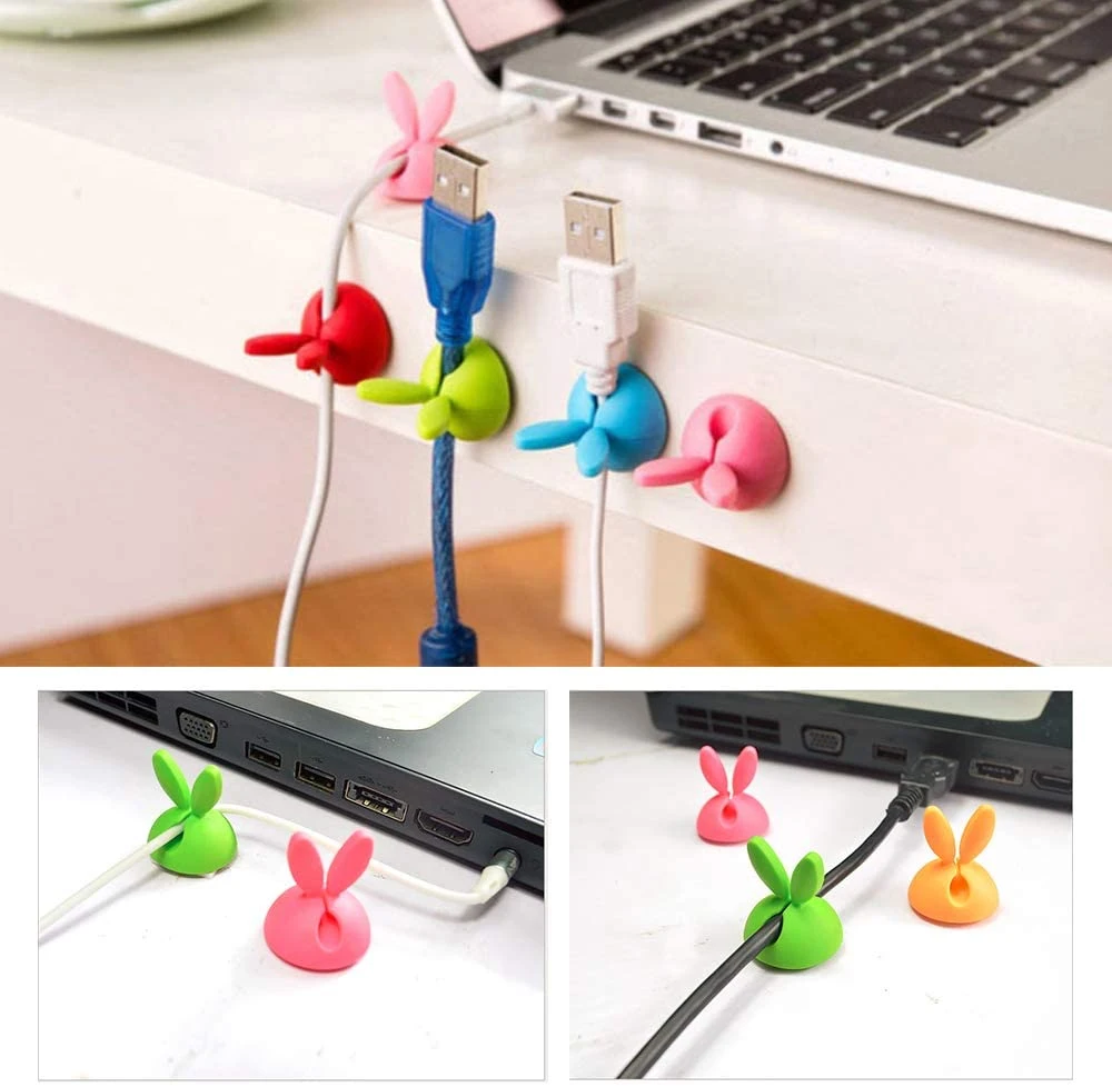 Desk Cord Holder Cord Organizer Cable Management Clips Cable Organizer