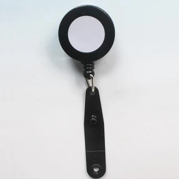 Retractable Plastic Badge Reel ID Card Badge Holder with Colorful Strap