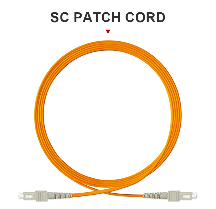 SC/PC Fibrain Optic Patchcord 9/125 Sm Simplex Sc-Sc Optical Fiber Patch Cord