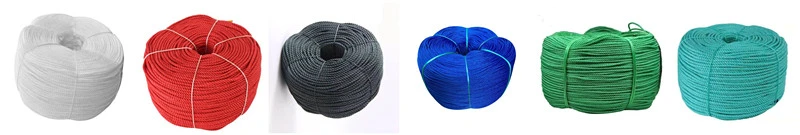 Manufacturing 1-20mm PP/Polyester/Nylon Ropes, Nylon Fishing Braided Rope Cord
