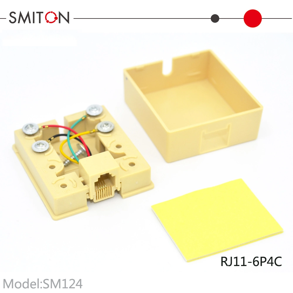 1 Port ABS Rj11 Modular Telephone Terminal Junction Box