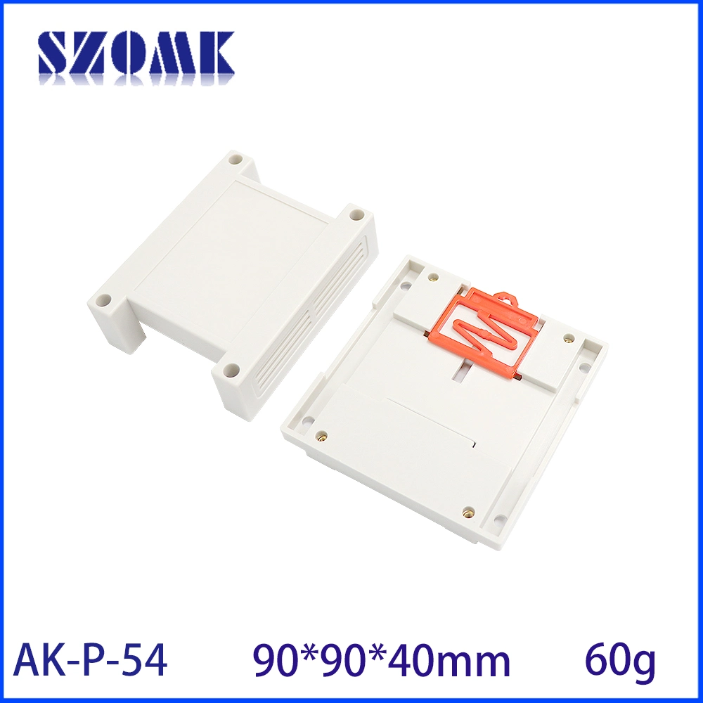 90*90*40mm ABS Circuit Board Box PLC Plastic Control DIN Rail Project Box for Electronic and PCB