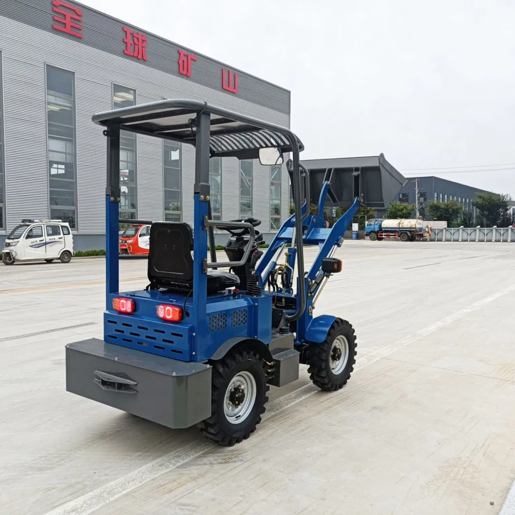 Electric Loader with 0.2 M&sup3; Bucket: 400 Kg Load Capacity, Enhanced Adaptation