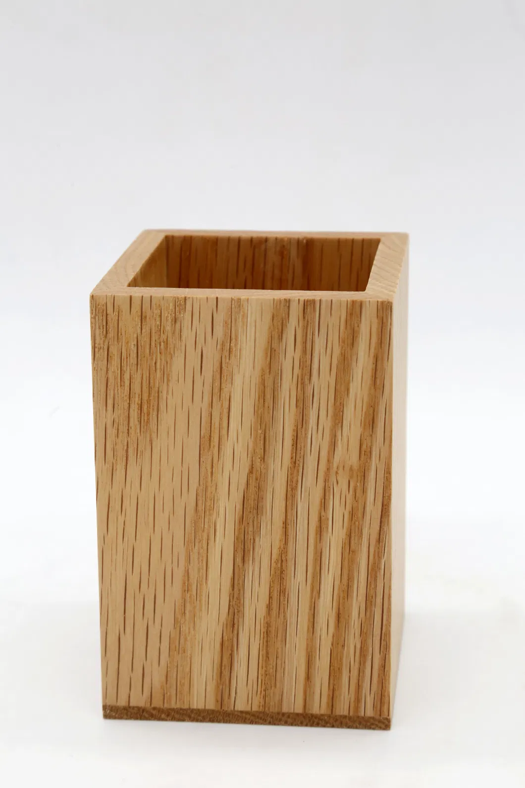 Newly Created Handcrafted Oak Wood Gift Packing Box, Pen Pot