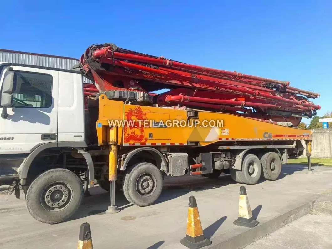 Sany 56m Concrete Pump Truck 2014 C8 Used Pump