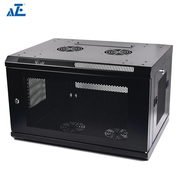 Aze 9u Wall-Mount Server Rack Cabinet with Perforated Front &amp; Side Doors, 24 in. Deep-RW9u24