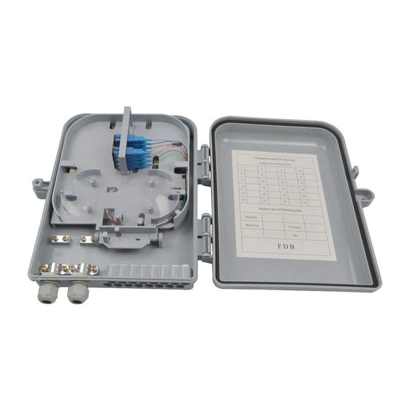 PC Alloy Material Wall/Pole Mounted Fiber Junction Terminal Box