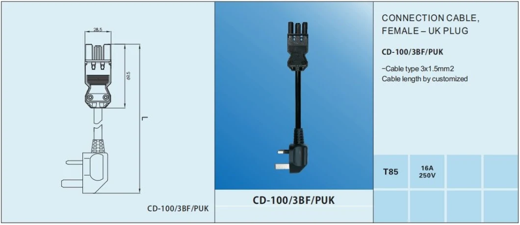 G3 Quick Connector Box 3 Poles Wire to Wire Connectors and Terminals for Lighting System