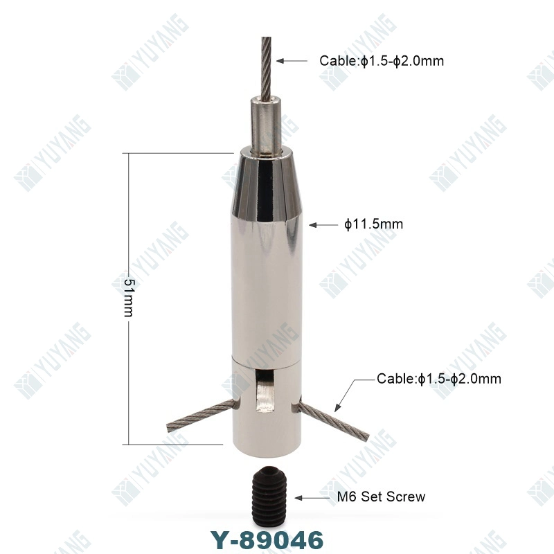 Lighting Hardware Ceiling Cable Gripper for LED Light, Sign