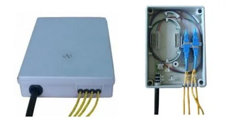 4xsc Adapters FTTH Simplex Optical Fiber Access Terminal Box 204b
