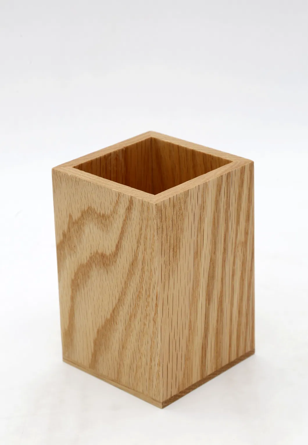 Newly Created Handcrafted Oak Wood Gift Packing Box, Pen Pot