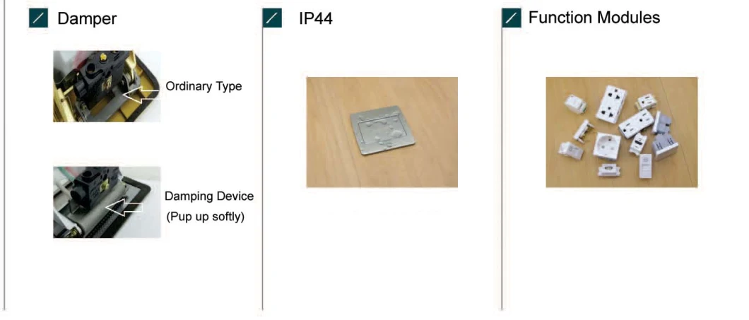 IP44 Pop-up Floor Box Outlet