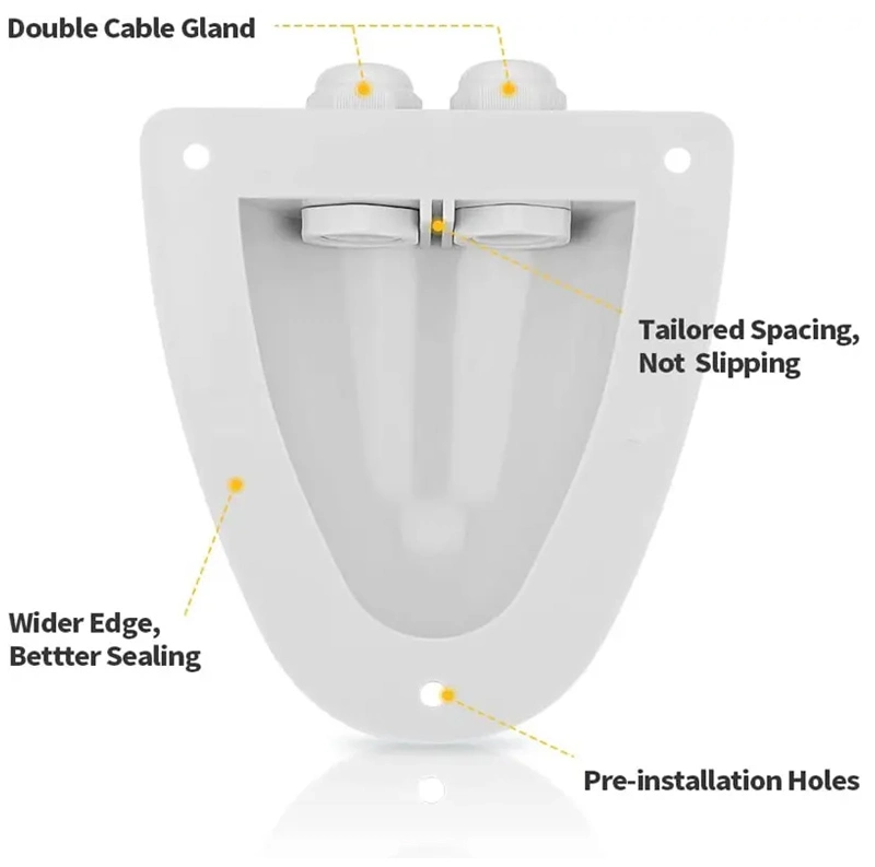 Hot Sale Outdoor Waterproof Cable Junction Box for Solar Energy Panel Caravans Boats