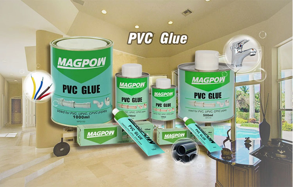 50ml/125ml/250ml/500ml/750ml/1L PVC Adhesive Glue Tin Can with Brush