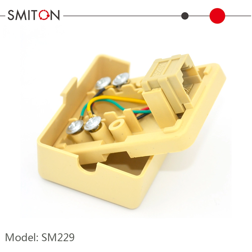 Manufacturer 6p4c Rj11 Socket 1-Port Phone Terminal Surface Box