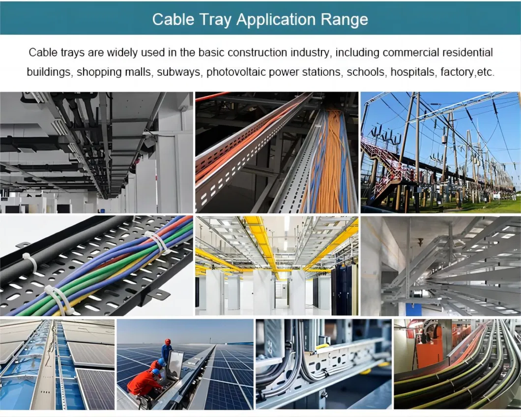 Hot Sale OEM Manufacturer Cheap Low Price Custom Design 0.5-5mm Hot Dipped Galvanized Dx51 FRP Fire Resistant 304 Stainless 3004 5052 Aluminum Alloy Cable Tray