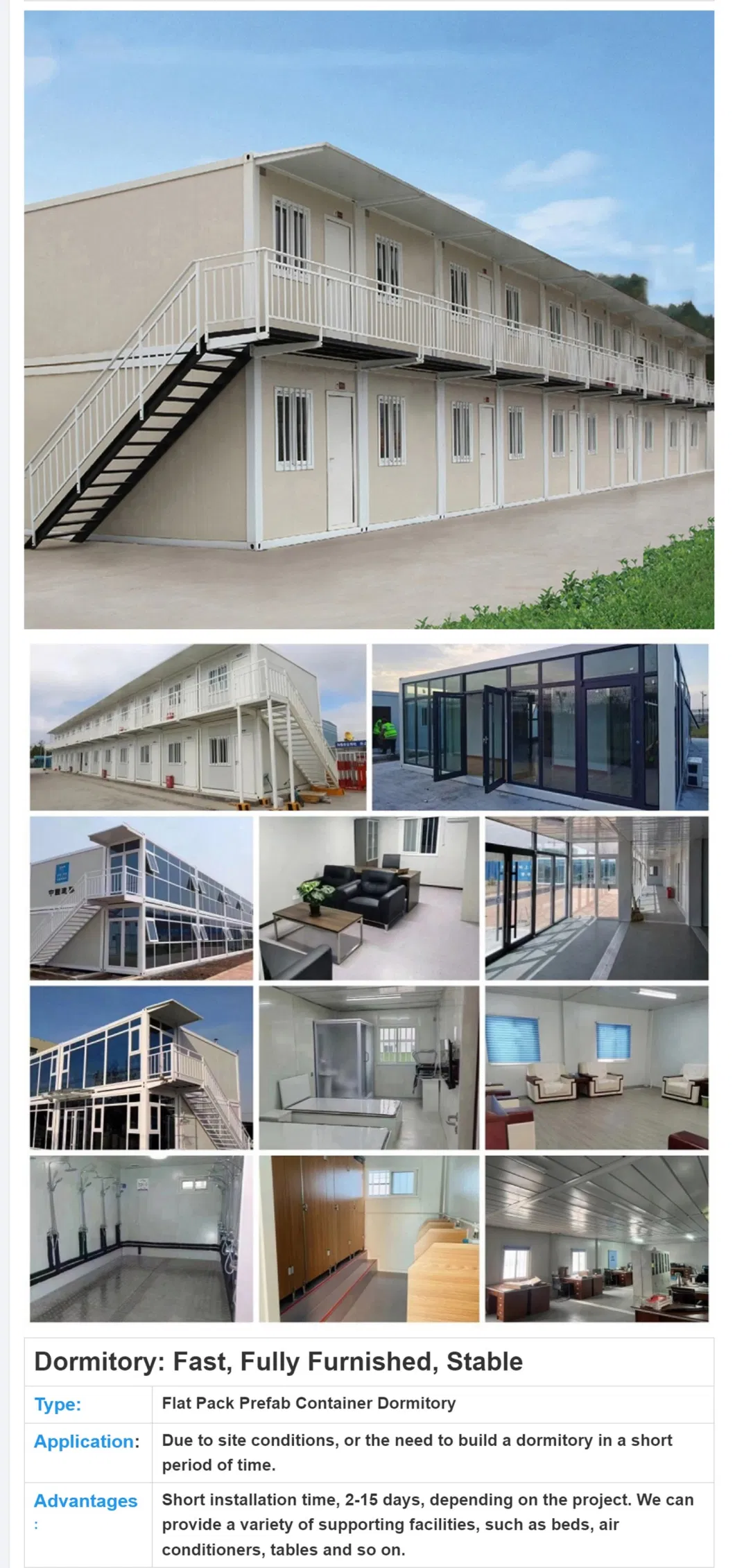 Container Mobile Assembly Detachable Foreign Trade Export House
