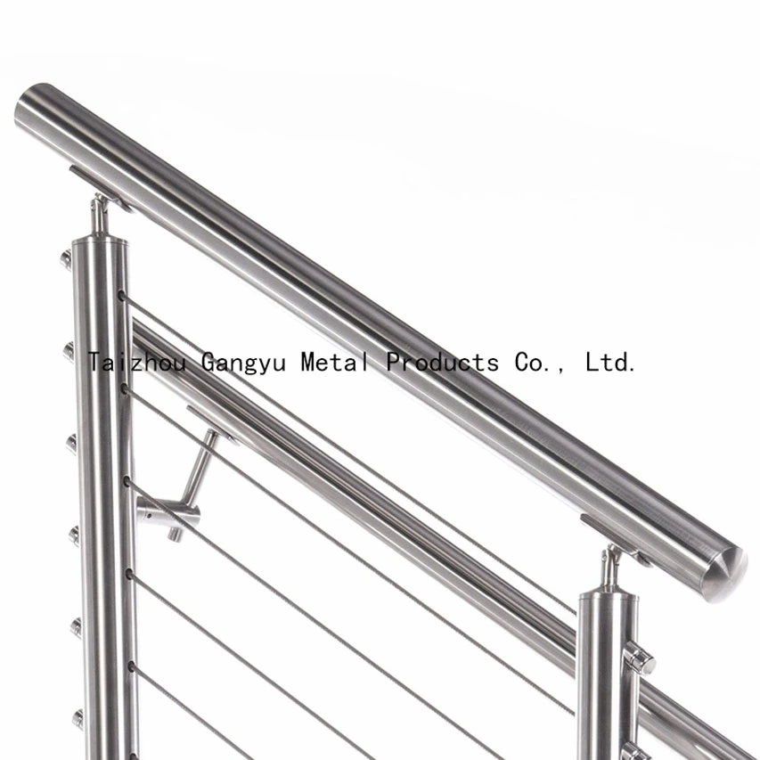 Stainless Steel Fence Hardware Cable Railing System Staircase Stair Balustrades Handrails Balcony Sliding Wall Deck Railing Kit
