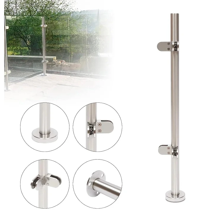 Stainless Steel Fence Hardware Cable Railing System Staircase Stair Balustrades Handrails Balcony Sliding Wall Deck Railing Kit