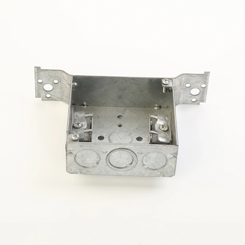 Welded Steel Square Outlet Box 2-1/8&quot;