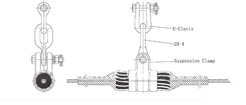 Aluminium Alloy Suspension Clamp