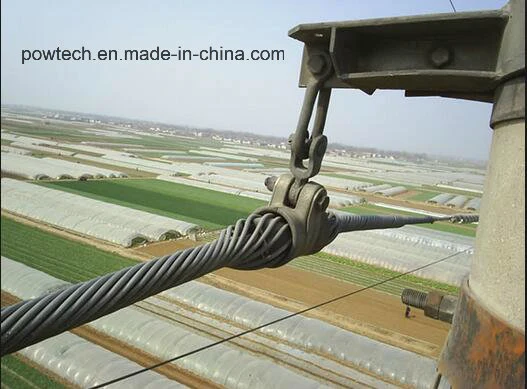 400m Span Hardware Fitting ADSS Suspension Clamp with Armor Rods