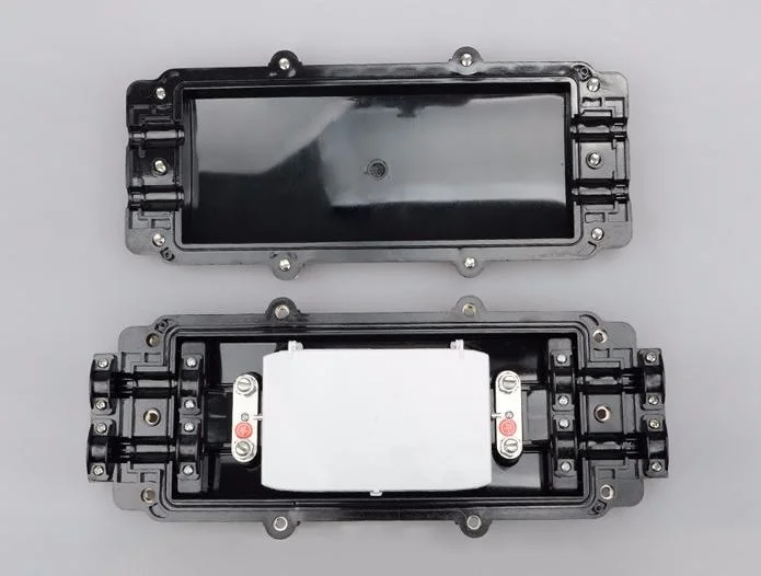 Horizontal 12 24 36 48 Core Waterproof Fiber Optic Splice Closure Box