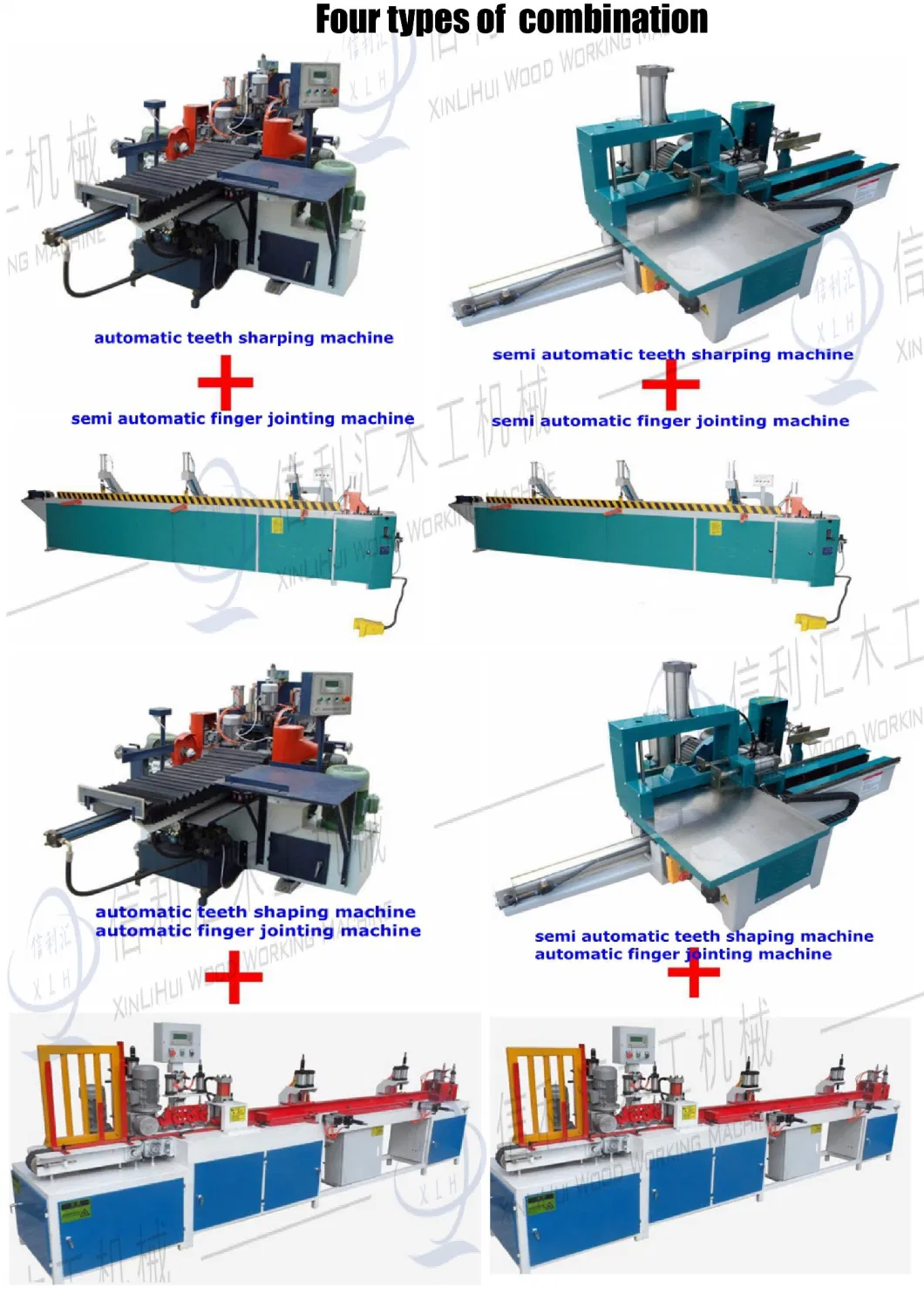 Semi-Automatic Finger Tenon Assembly Machine with Automatic Delivery Auto in and Auto out Finger Joint Board Making Machine