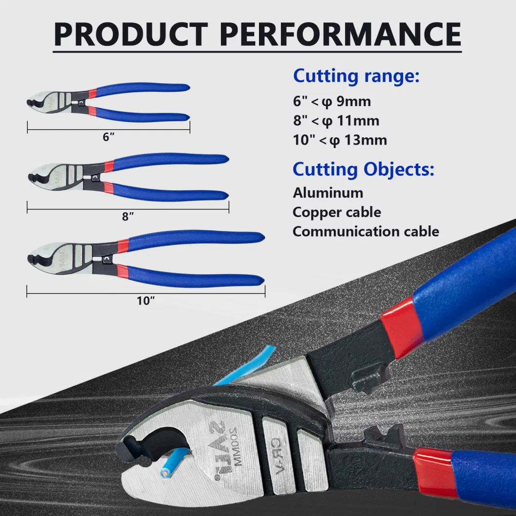 Sali 8&quot;/200mm 60cr-V Professional Hand Tool Cable Cutter