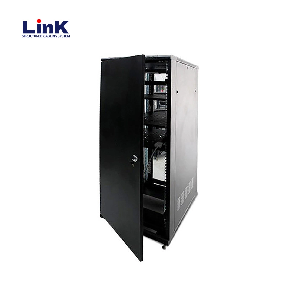 Raised-Floor Network Cabinet Networking Rack for Enhanced Cable Organization