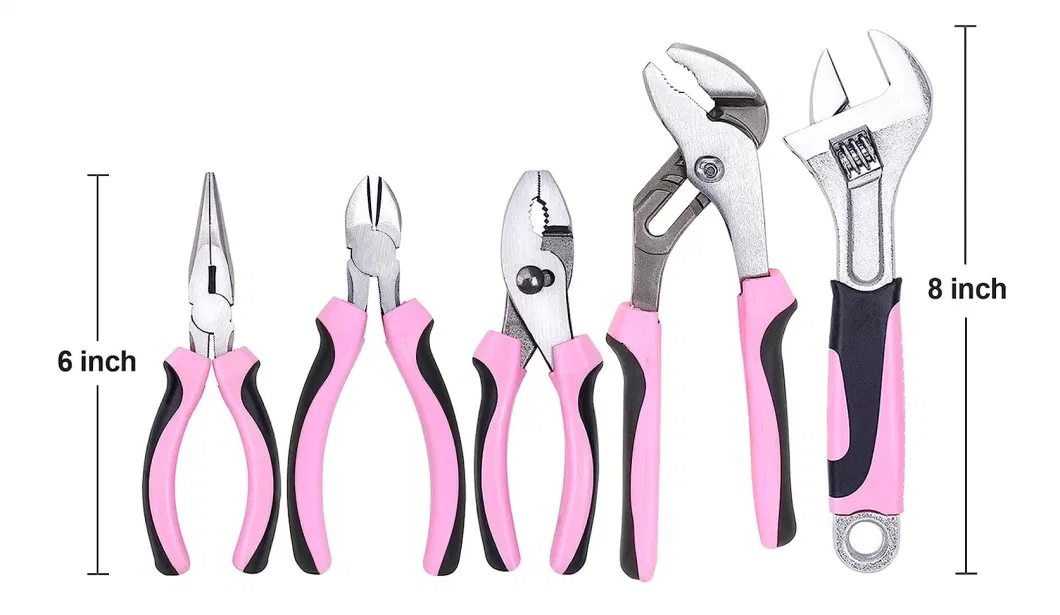 Professional OEM Factory Hand Tools 5-Piece Pliers Set with Comfortable Grip for Tradesmen, Artisans, Diyers