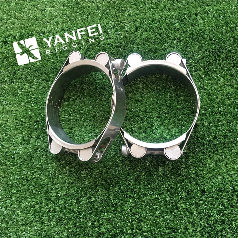 Heavy Duty Double Bolt Double Band/Layer Hose Clamp