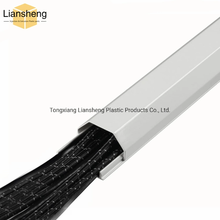Plastic Profile Cable Raceway PVC Wire Hider for Cord Cable Tray