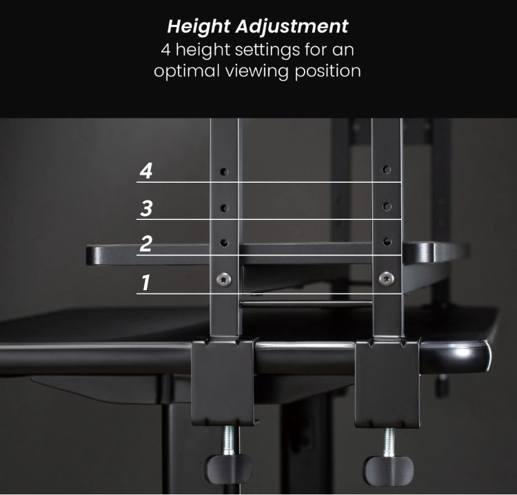 Wholesale OEM ODM Desk Desktop Organizer Storage Shelf Rack Height Adjustable Display Stand Shelf Organizer with Monitor Riser for Desk