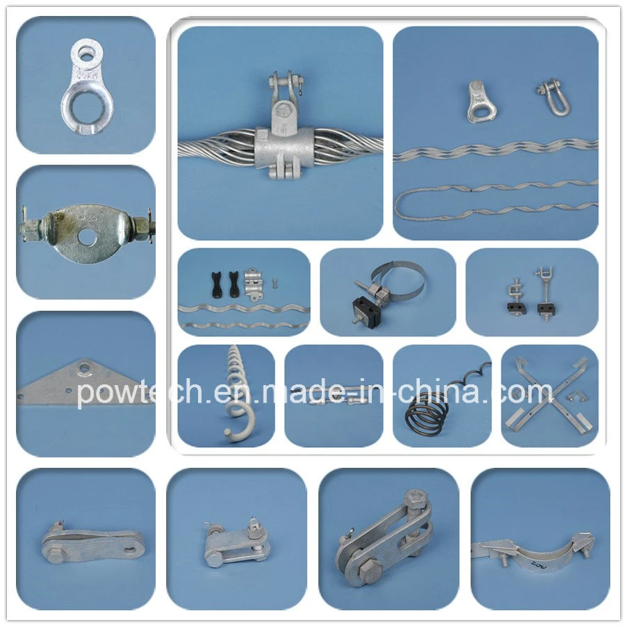 Tk Series Aluminum Alloy Suspension Clamp / ADSS /Opgw Cable Accessories