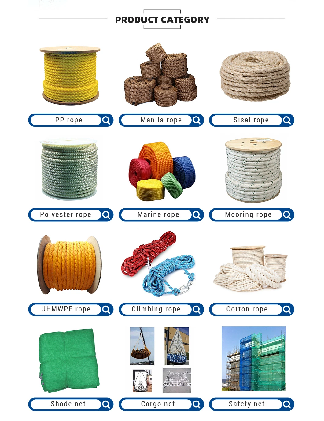 High Quality PP PE Plastic Packing Twine Rope PP Twine Binding Yarn
