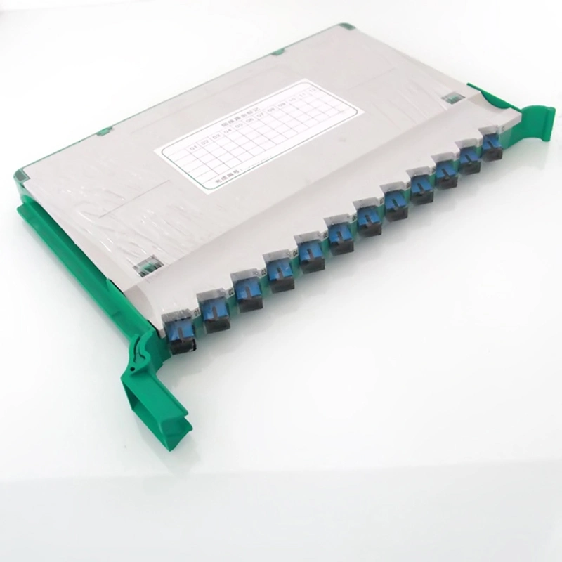 High Quality Telecom 24 Port ODF 19 Inch Rack Mount Fiber Optic Splice Tray with FC Interface for Distribution Frame