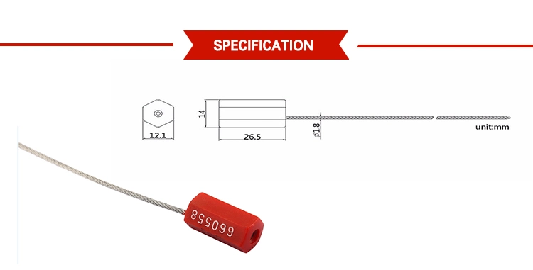 Tightening Anti-Proof and Anti-Counterfeiting Adjustable Steel Wire Cable Seals