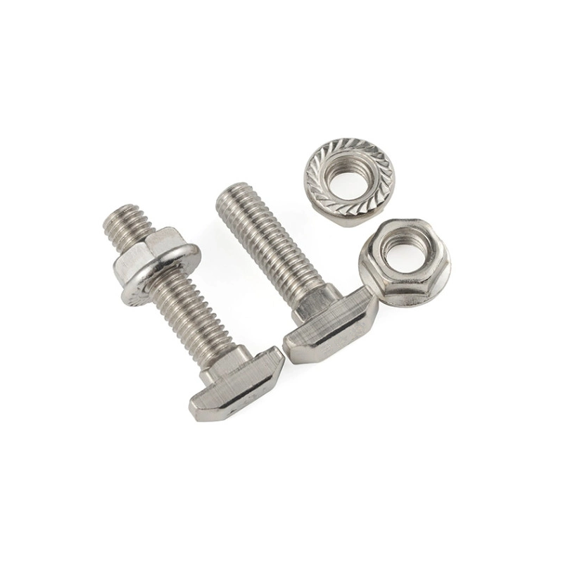 M5/M6/M8 Nickel Plated High Tensile Strength Aluminum Channels Mounting T Bolt