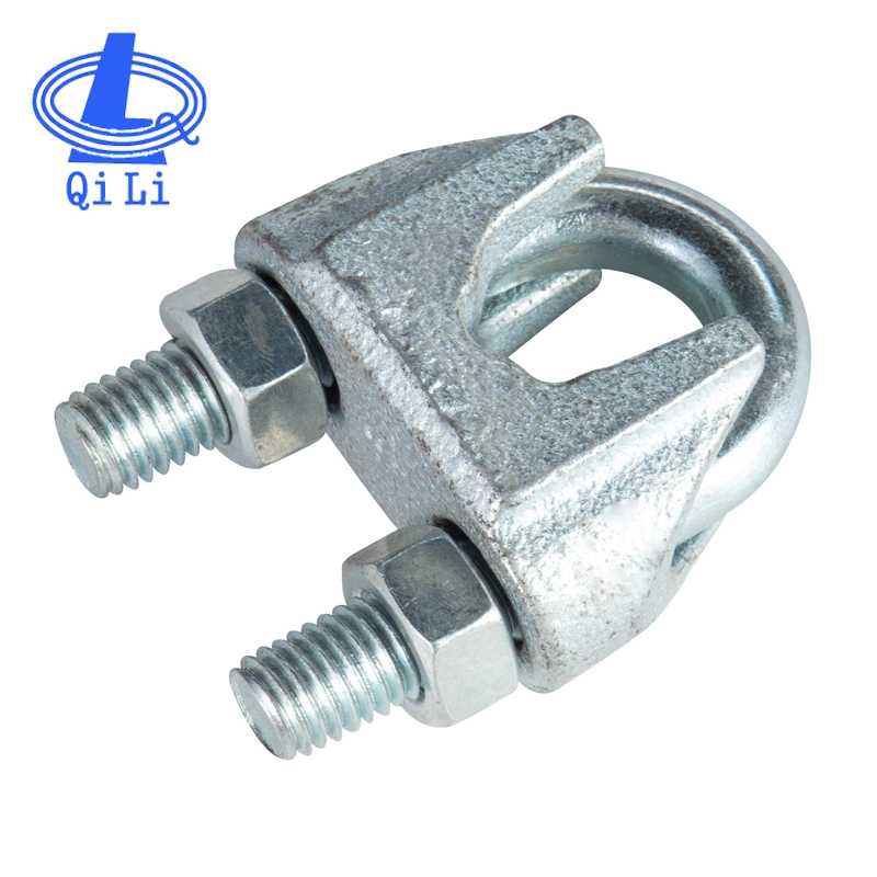 Carbon Steel Drop Forged Us Type Galvanized Steel Wire Rope Clip Clamp