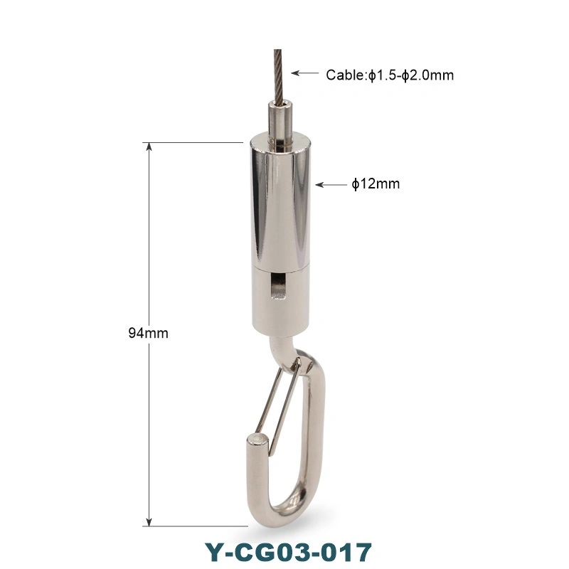 Aircraft Cable Gripper Hanging Light Kit for Banner