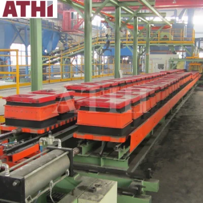 Fully Automatic Horizontal Parting Flaskless Clay Green Sand Molding Machine and Molding Line for Foundry Workshop