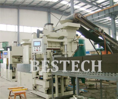 Fully Horizontal Parting Flaskless Green Sand Casting Molding Machine Foundry