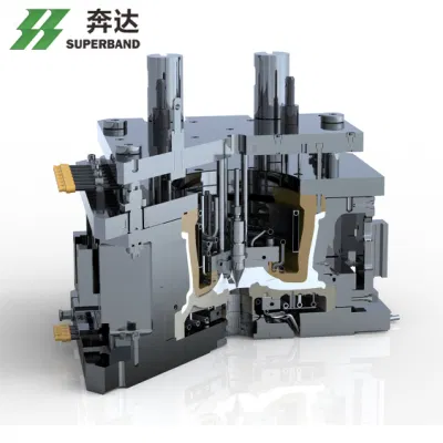 Low Pressure 2 Cavity Water Cooling Die Casting Wheel Mold Foundry