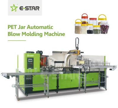 Wide Neck Pet Jars Full Servo 4 Cavities Fully Automatic Plastic Bottle Cans Pet Stretch Blow Moulding Machine